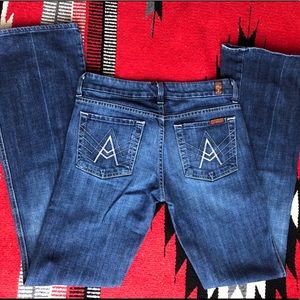 7 For All Mankind A Pocket Bootcut Jean | Sz 27